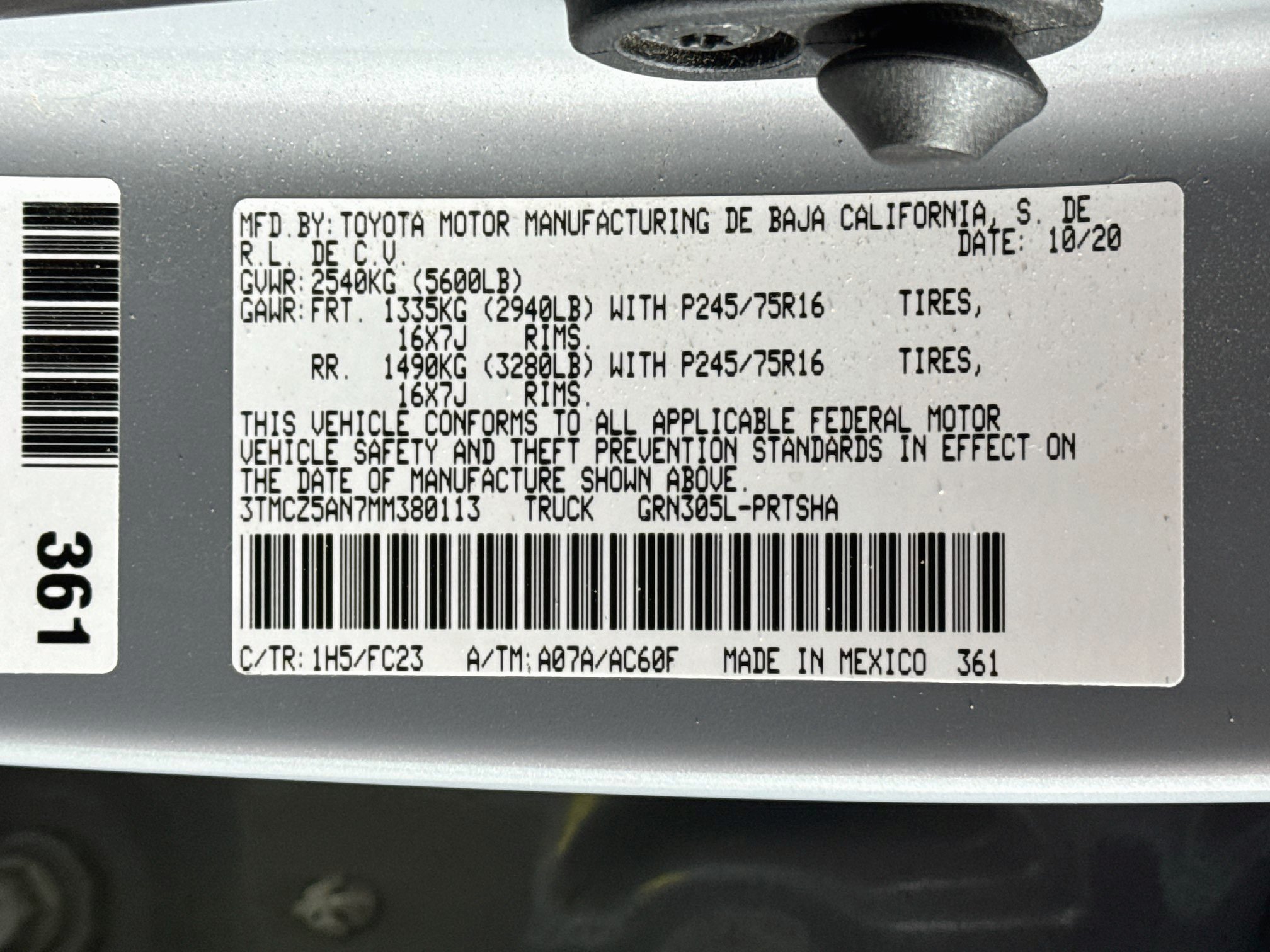 Used 2021 Toyota Tacoma SR5 AWD/4WD image 31