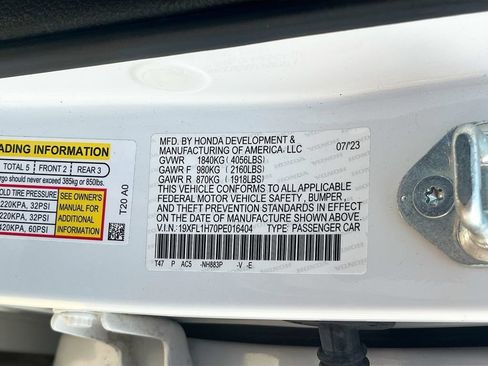 Used 2023 Honda Civic EX-L image 30