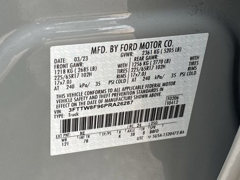 Certified 2023 Ford Maverick XLT w/ Equipment Group 300A Standard image 34