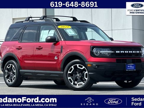Certified 2021 Ford Bronco Sport Outer Banks w/ Outer Banks Package AWD/4WD image 1