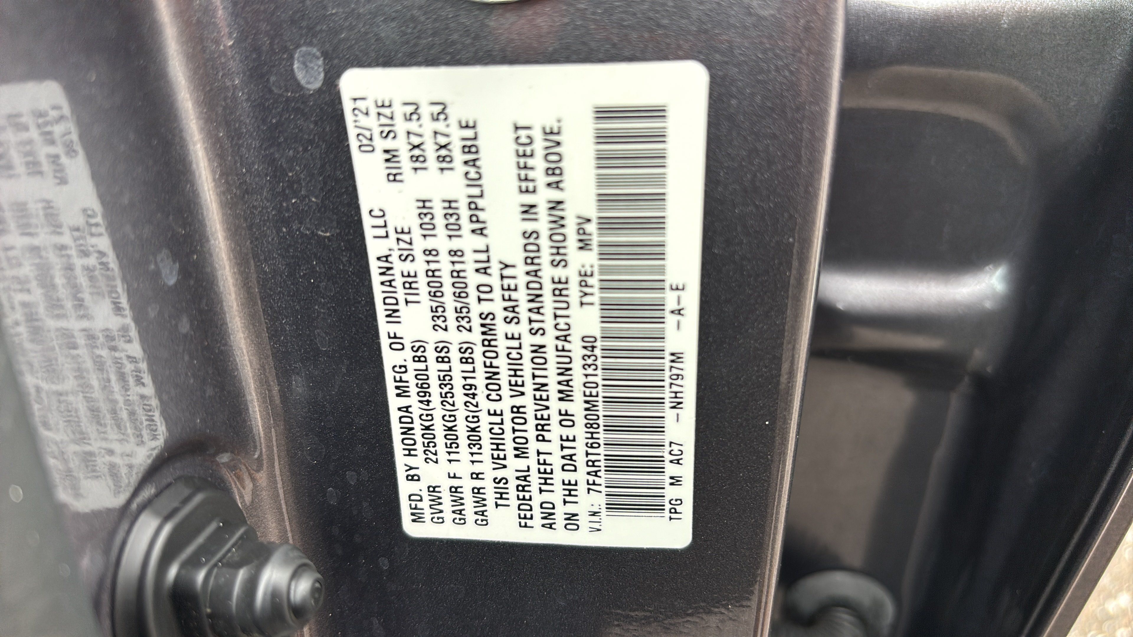 Certified 2021 Honda CR-V EX-L image 19