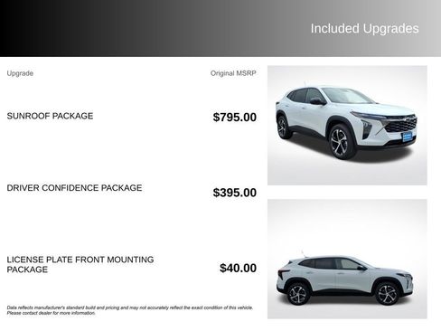 New 2026 Chevrolet Trax RS w/ Sunroof Package FWD image 3