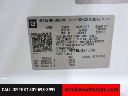 Used 2020 GMC Sierra 1500 AT4 w/ AT4 Premium Package image 34