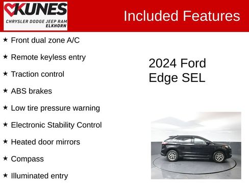 Used 2024 Ford Edge SEL AWD/4WD image 3