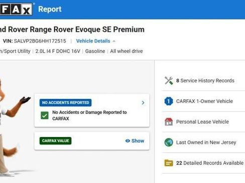 Used 2017 Land Rover Range Rover Evoque SE Premium AWD/4WD image 5