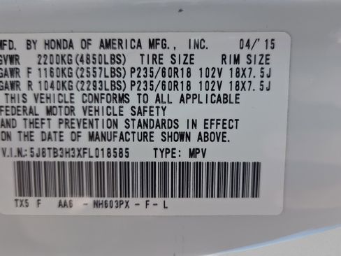 Used 2015 Acura RDX FWD image 19