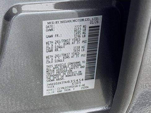 New 2026 Nissan Frontier PRO-4X image 33