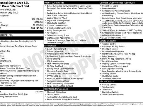 Used 2023 Hyundai Santa Cruz SEL Premium AWD/4WD image 24