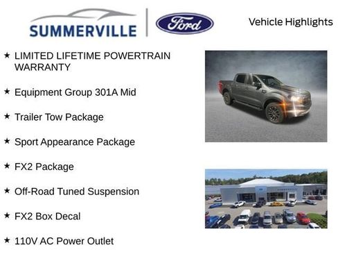 Used 2021 Ford Ranger XLT w/ Equipment Group 301A Mid image 2