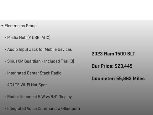 Used 2023 RAM 1500 Classic SLT w/ Trailer & Traction Group image 18