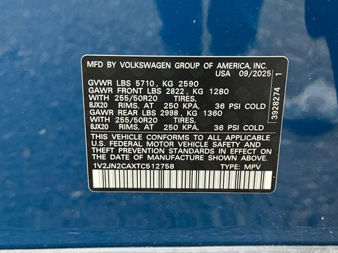 New 2026 Volkswagen Atlas SE FWD image 29