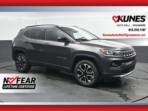 Used 2022 Jeep Compass Limited w/ Sun and Sound Group AWD/4WD image 1