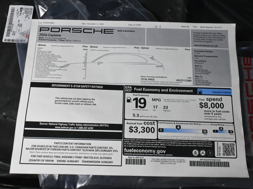 Used 2026 Porsche Cayenne AWD/4WD image 43