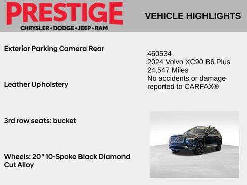 Used 2024 Volvo XC90 B6 Plus AWD/4WD image 4
