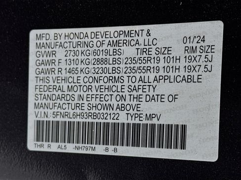 Certified 2024 Honda Odyssey Elite image 35