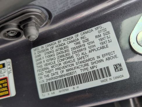 Used 2022 Honda CR-V Touring image 21