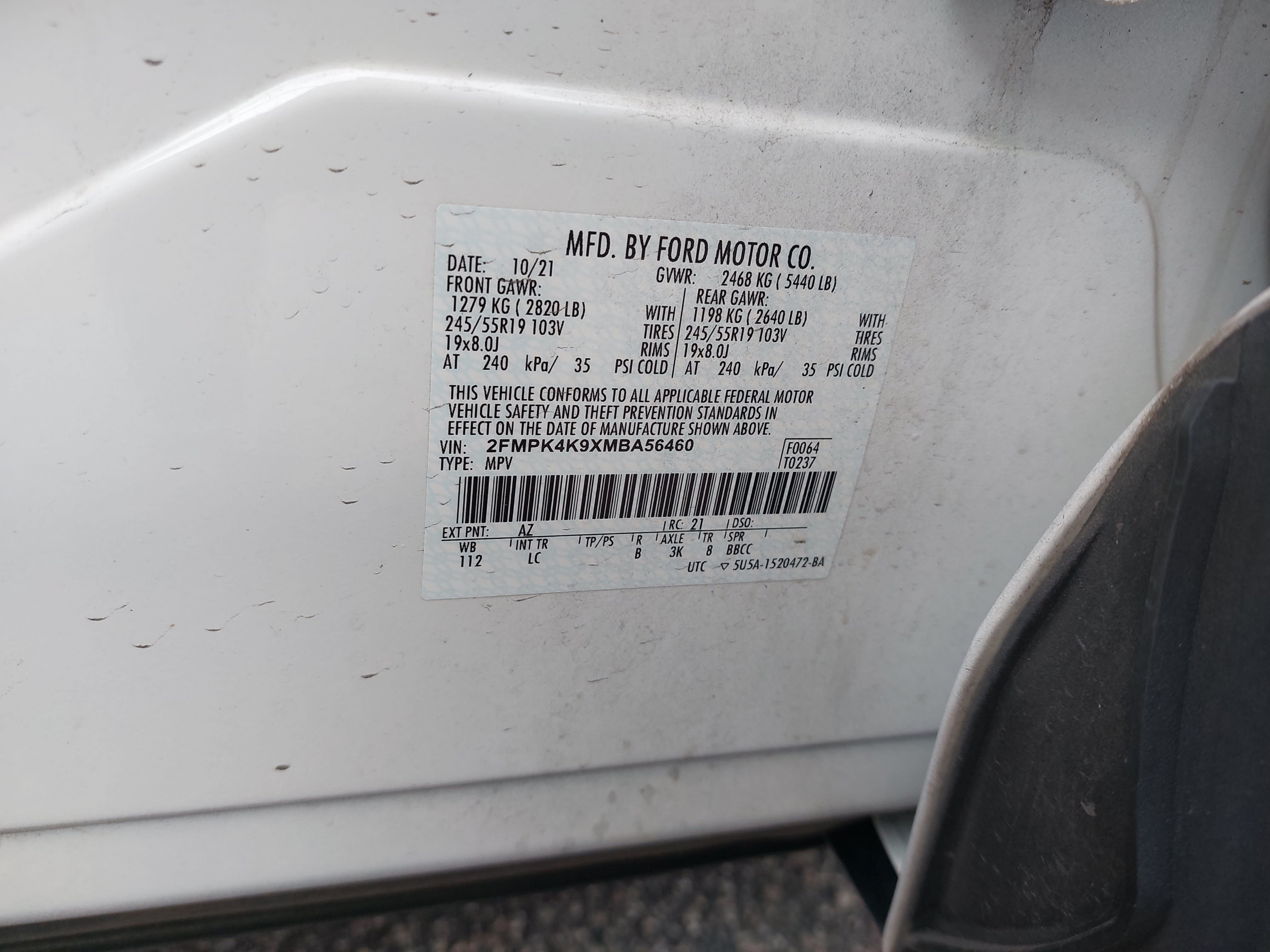 Used 2021 Ford Edge Titanium AWD/4WD image 35