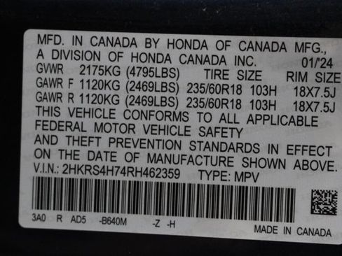 Used 2024 Honda CR-V EX-L image 60