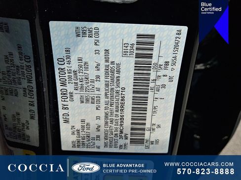 Certified 2024 Ford Bronco Sport Big Bend w/ Convenience Package AWD/4WD image 28