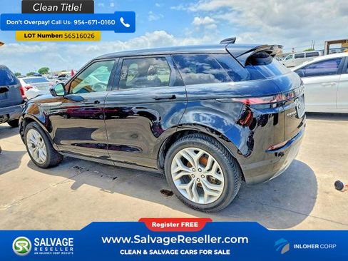Used 2020 Land Rover Range Rover Evoque SE AWD/4WD image 3