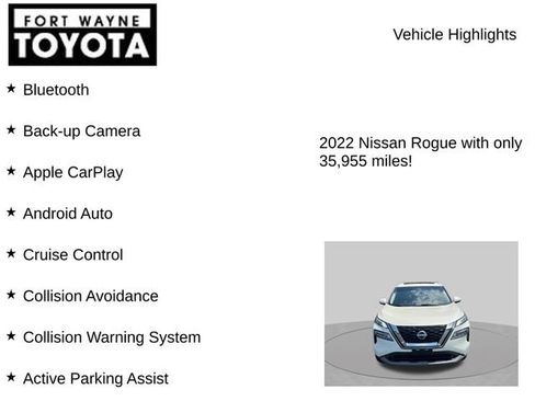 Used 2022 Nissan Rogue SV w/ SV Premium Package AWD/4WD image 8