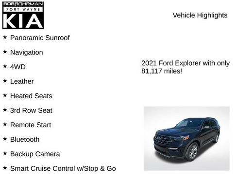 Used 2021 Ford Explorer XLT w/ Equipment Group 202A AWD/4WD image 8