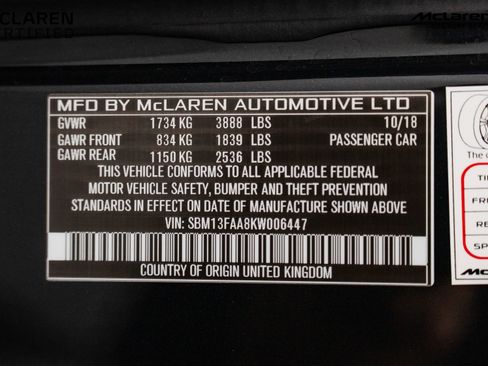 Used 2019 McLaren 570S Base image 36