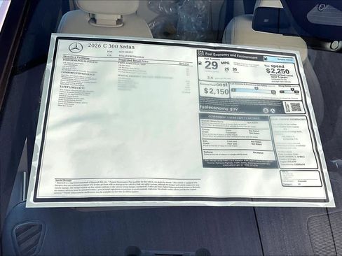 New 2026 Mercedes-Benz C 300 C 300 image 22