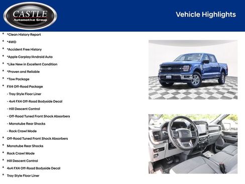 Used 2024 Ford F150 XLT w/ FX4 Off-Road Package AWD/4WD image 4