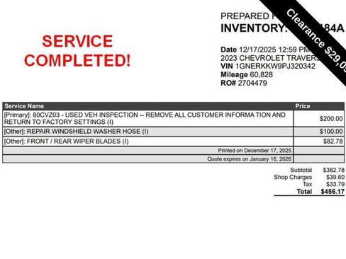 Used 2023 Chevrolet Traverse Premier w/ LPO, Floor Liner Package image 8