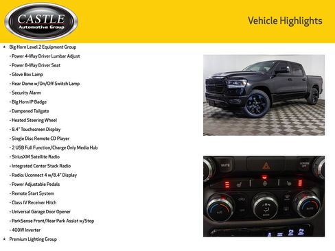 Used 2019 RAM 1500 Big Horn AWD/4WD image 8