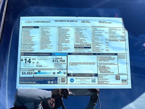 New 2026 Chevrolet Corvette Z06 image 20