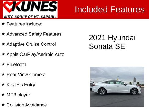 Used 2021 Hyundai Sonata SE image 3