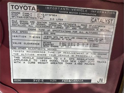 Used 1993 Toyota 4Runner SR5 AWD/4WD image 16