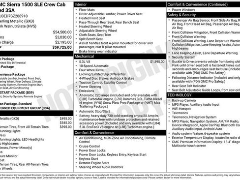 Used 2025 GMC Sierra 1500 SLE AWD/4WD image 44