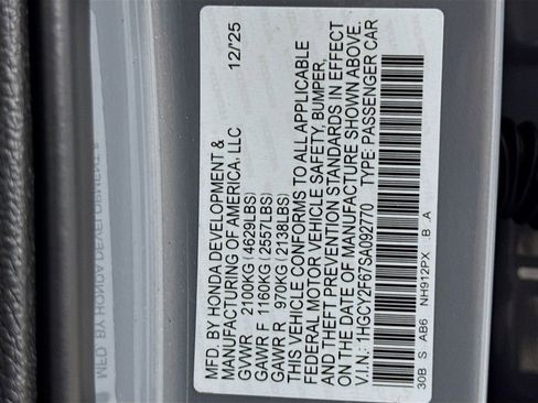 Used 2025 Honda Accord EX-L image 43