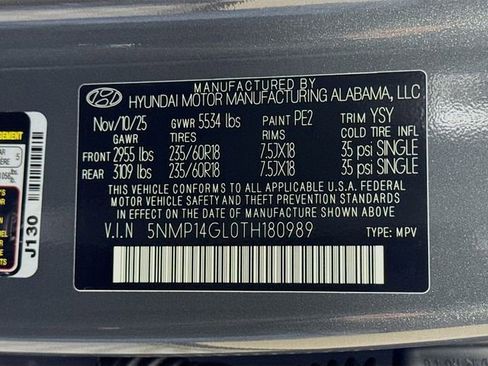 New 2026 Hyundai Santa Fe SE image 45