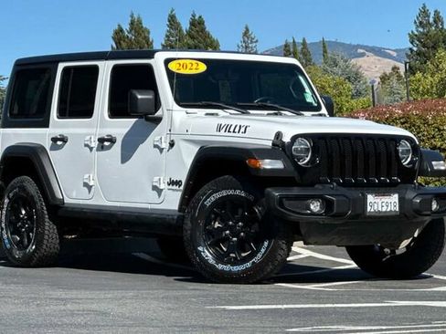 Used 2022 Jeep Wrangler Unlimited Sport AWD/4WD image 2