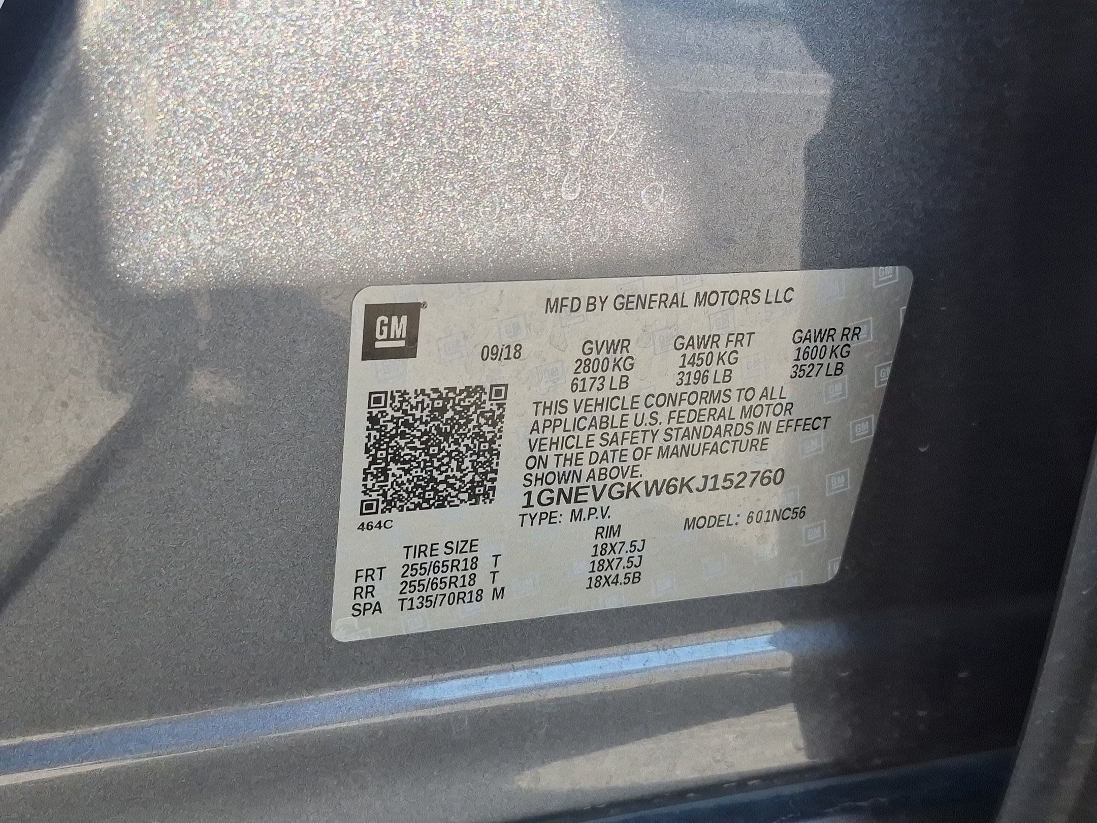 Used 2019 Chevrolet Traverse LT w/ LPO, Blackout Package AWD/4WD image 33
