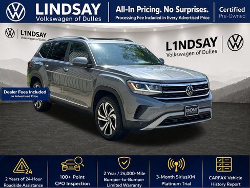 Used 2022 Volkswagen Atlas SEL AWD/4WD image 1