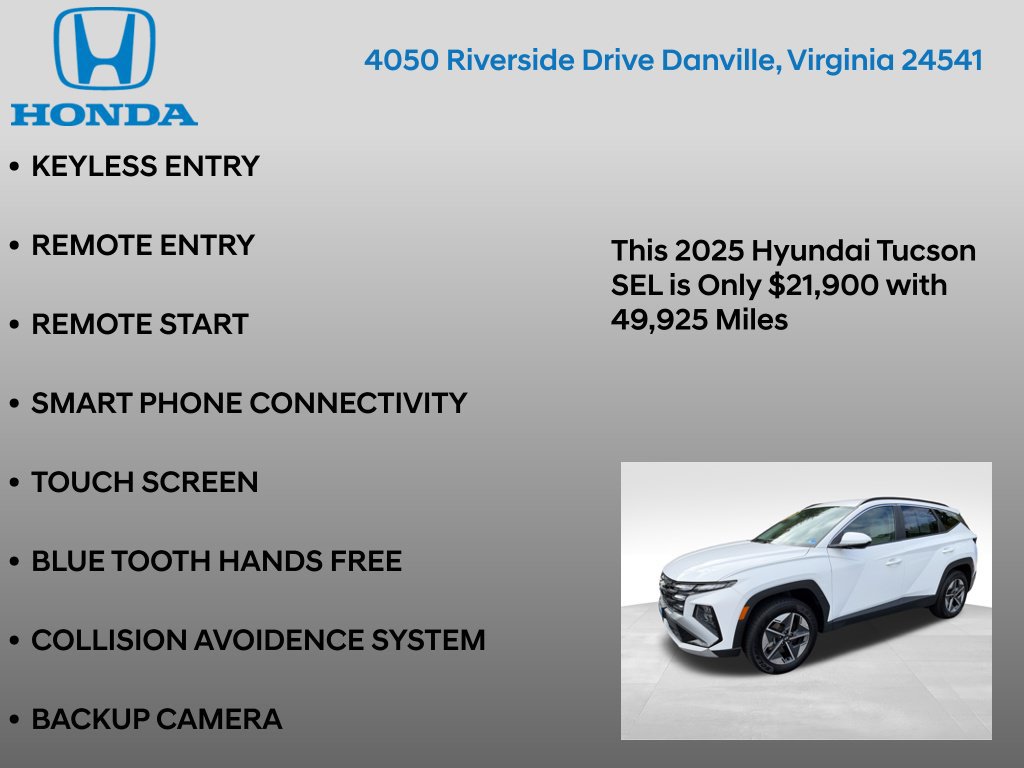 Used 2025 Hyundai Tucson SEL AWD/4WD image 7
