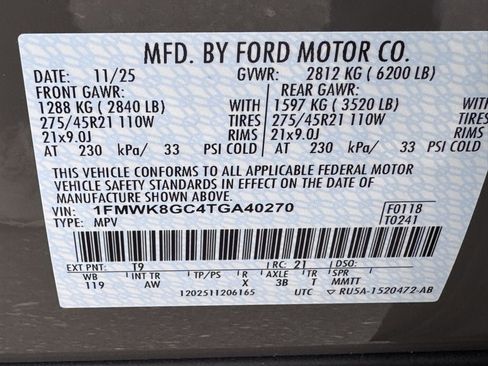 New 2026 Ford Explorer ST w/ Sun And Sound Package image 49