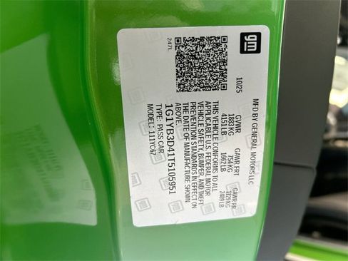 New 2026 Chevrolet Corvette Stingray Preferred Conv w/ Z51 Performance Package image 31