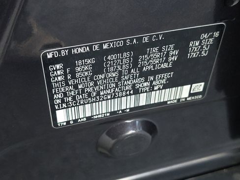 Used 2016 Honda HR-V LX image 40