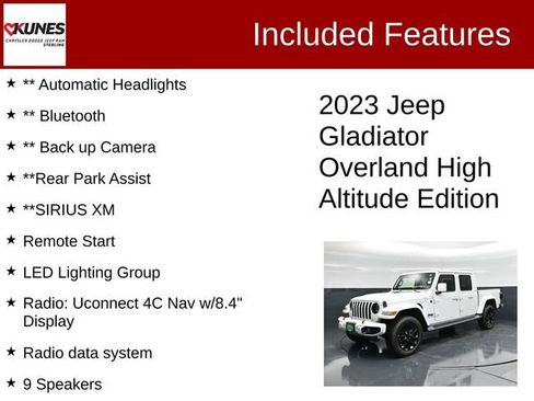 Certified 2023 Jeep Gladiator Overland image 3