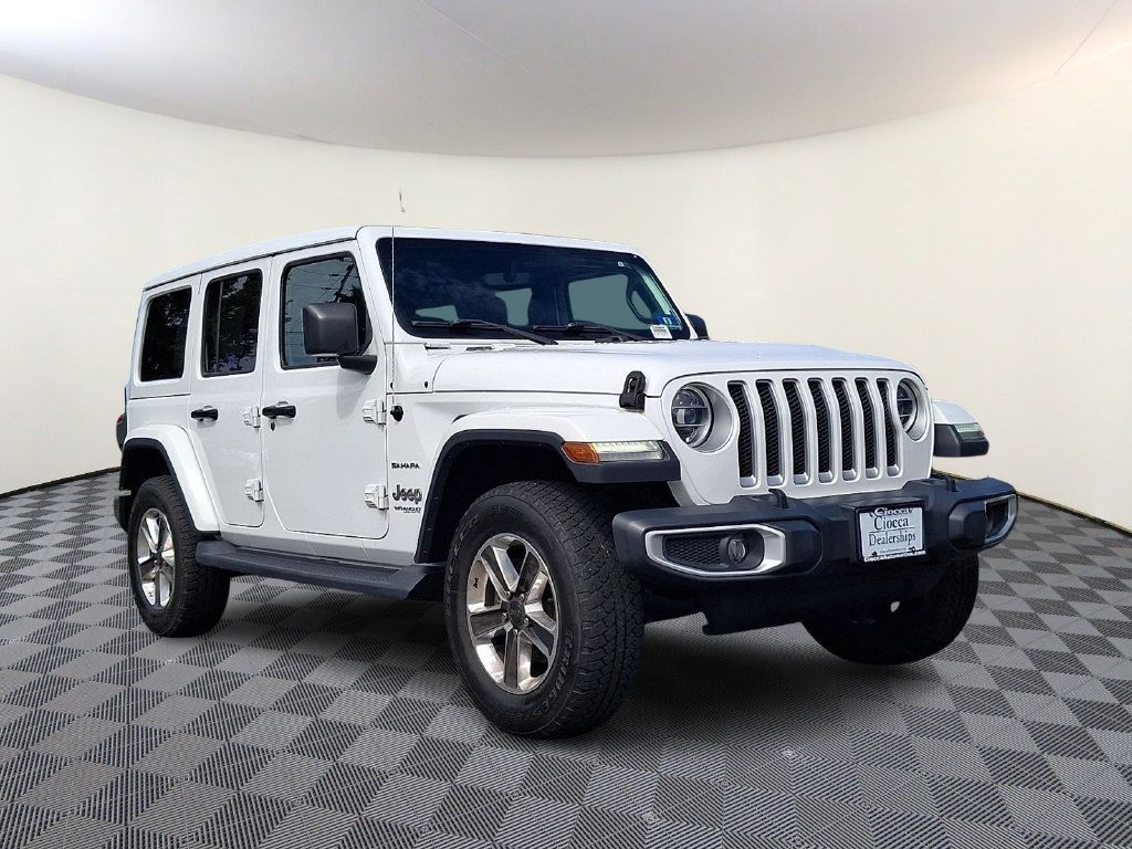 Used 2020 Jeep Wrangler Unlimited Sahara AWD/4WD image 1
