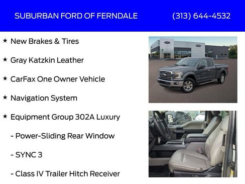 Used 2017 Ford F150 XLT w/ Equipment Group 302A Luxury image 4