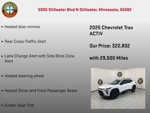 Used 2025 Chevrolet Trax ACTIV w/ Driver Confidence Package FWD image 20