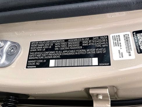Used 2025 Volvo EX90 Ultra AWD/4WD image 47