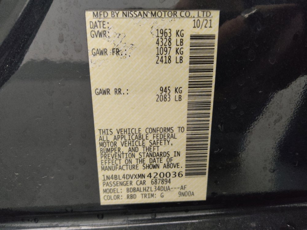 Used 2021 Nissan Altima 2.5 SV FWD image 33